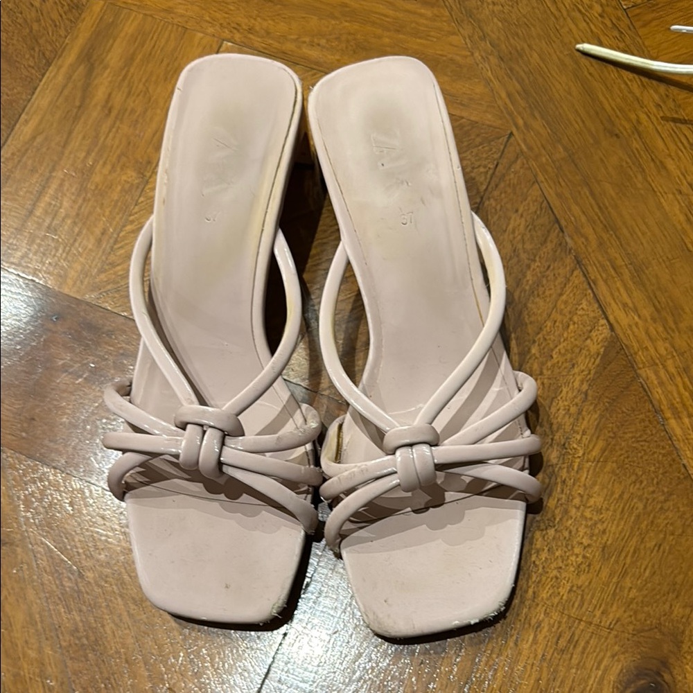 Elegant Beige/Pink Women's Sandals